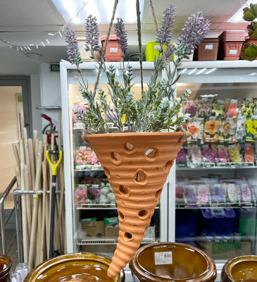 Кашпо подвес Рог 20*27см керамика