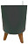 Кашпо ФЛОРИДИАН с автополоивом графитовый М3157