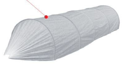 Чехол укрытие для парника на дуги 3м