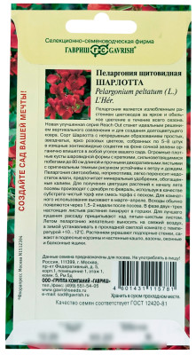 Пеларгония Шарлотта ампельная 3шт