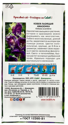 Кобея лазящая АМАЗОНКА СеДеК описание