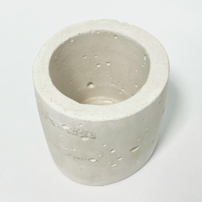 Кашпо Цилиндр белое (2)