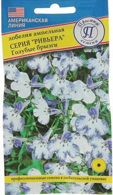 Лобелия Ривьера голубые брызги 20шт