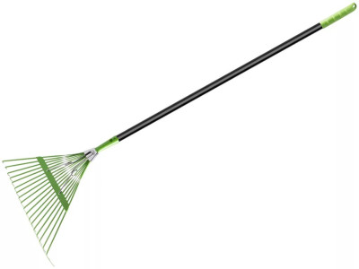 Грабли веерные 18 зубьев с компенсатром с черенком 0502-Ч