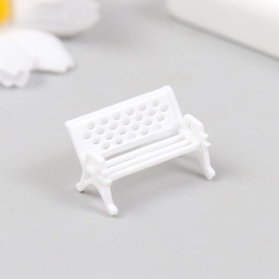 Фигурка для флорариума Скамеечка пластик 9544537