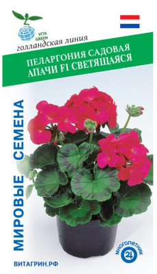 Пеларгония Апачи Светящаяся 5шт