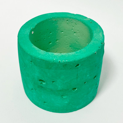 Кашпо Цилиндр темно зелёное