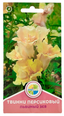 Львиный зев ТВИННИ ПЕРСИКОВЫЙ АКВАРЕЛЬ