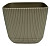 Горшок для цветов Кашпо Пиканто 0,65л М3208 французский серый
