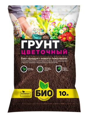 Грунт Биокомплекс цветочный 10л