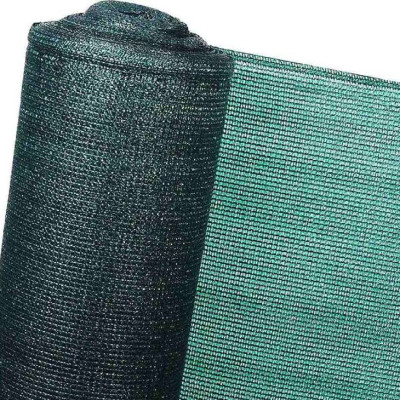 Сетка для притенения черно-зеленая 40% ширина 4м (1м) Сетка для притенения черно-зеленая 40% ширина 4м (1м)
