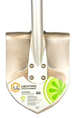 Лопата титановая средняя с алюминиевым черенком 1129-Ч
