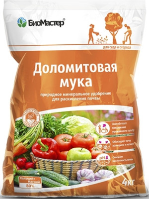 Известь Доломитовая мука 4кг БиоМастер