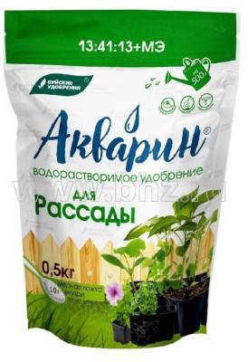 Удобрение Акварин для Рассады 500г дой-пак Буйский Химзавод