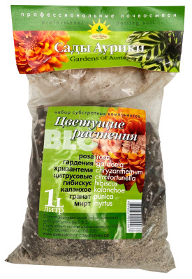 Субстрат Сады Аурики Цветущие 1л