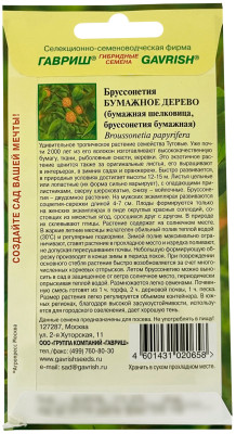 Бруссонетия Бумажное дерево* 3 шт. Н9