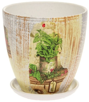 Горшок для цветов керамика Овал Прованс №3