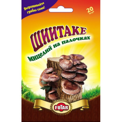 Грибы Шиитаке (1 уп. - 20 древесных носителей мицелия)