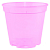 Горшок для цветов дренажный 14*10,5см розовый-прозрачный