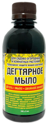 Мыло Дегтярное для растений 240мл Двойной эффект