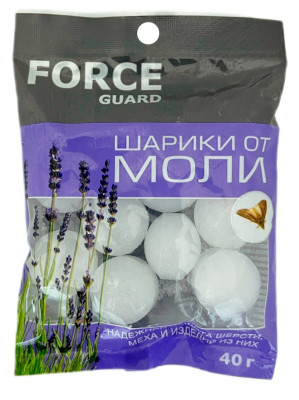 Force guard шарики от моли 40г