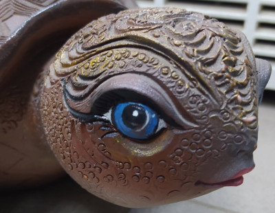 Кашпо Черепаха керамика Кунгур