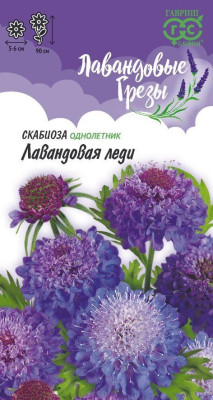 Скабиоза пурпурная Лавандовая леди,  махр.  0,2 г Н9