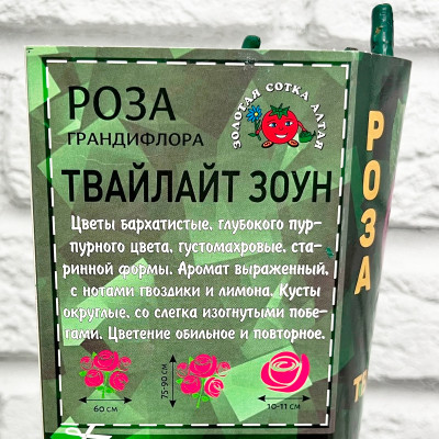 Роза грандифлора ТВАЙЛАЙТ ЗОУН описание